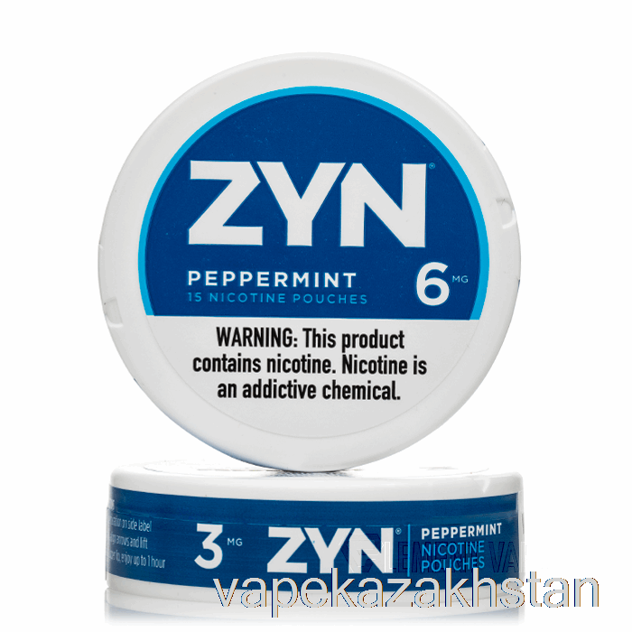 Vape Kazakhstan ZYN Nicotine Pouches - PEPPERMINT 6mg (5-PACK)